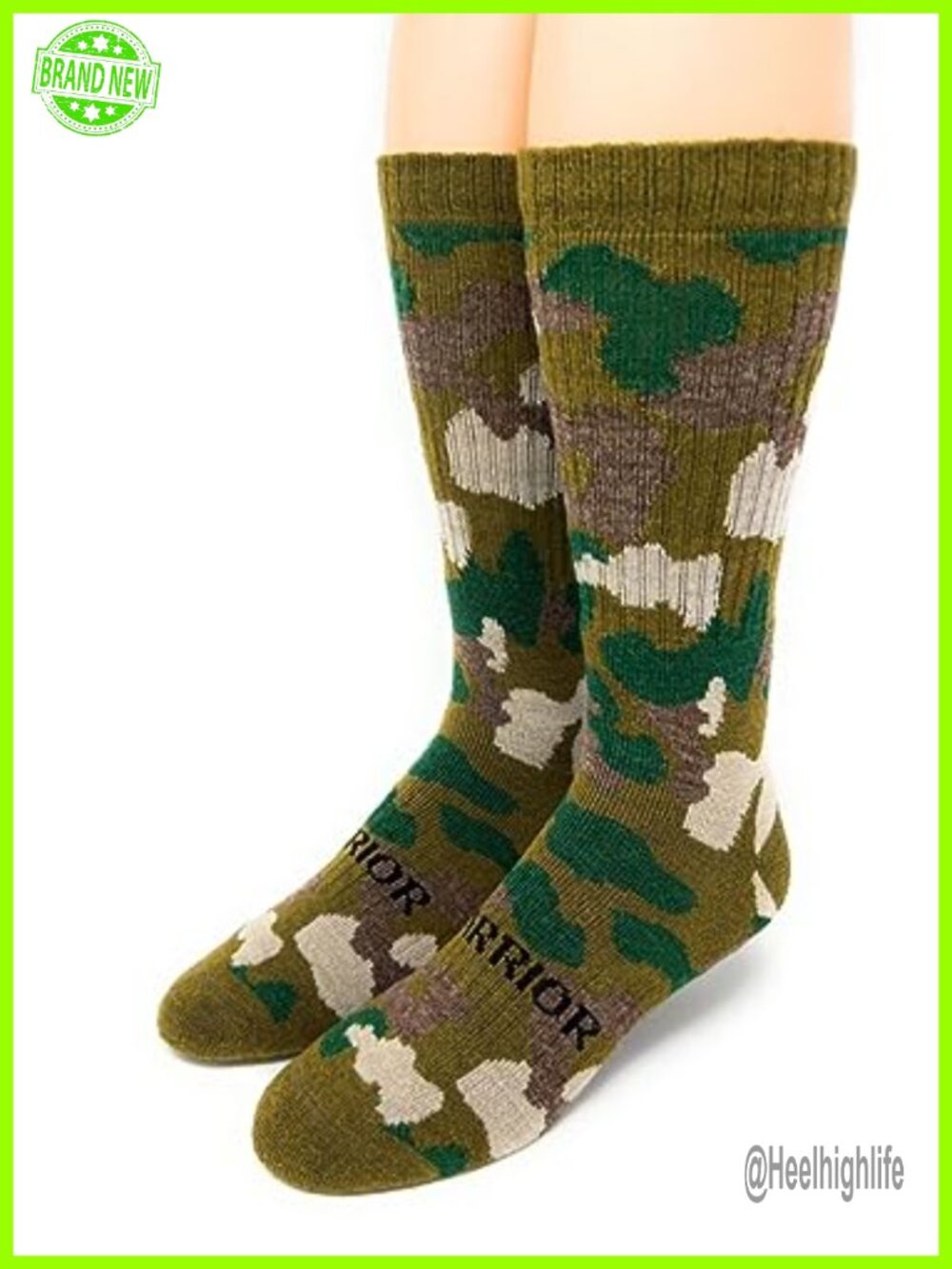 Alpaca Wool Terry Lined Athletic Socks Hunting Hiking Camouflage Performance